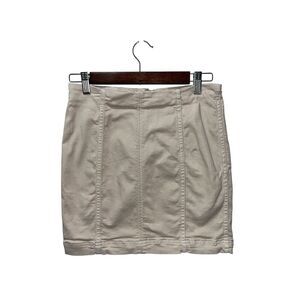 Free People Dusty Pink Mini Denim Skirt Size 4 Stretch